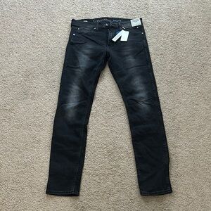 Calvin Klein Men's Black sculpted slim Jeans